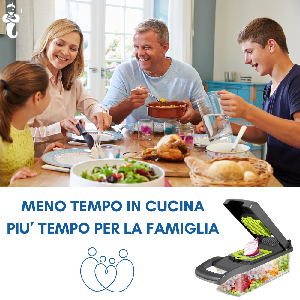 Tagliaverdure meno tempo in cucina